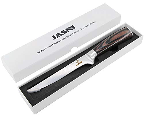 Chefs Boning Knife - 6 Inch Boning Fillet Fish and Meat Knife with Razor Sharp German High Carbon Stainless Steel and Ergonomic Handle for Meat and Poultry