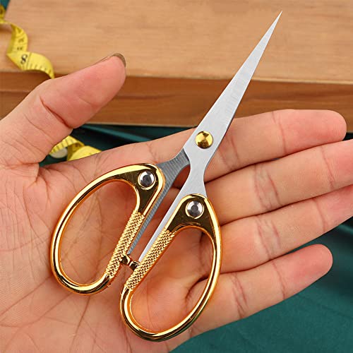 Set of 3 Office Small scissors, Stainless Steel Zinc Alloy Paper-cutting Scissors, Children's Hand-made Scissors, Stationery Scissors Kids Scissors Supplies