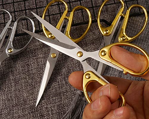 Set of 3 Office Small scissors, Stainless Steel Zinc Alloy Paper-cutting Scissors, Children's Hand-made Scissors, Stationery Scissors Kids Scissors Supplies