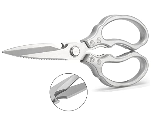 2-pack Premium Heavy Duty Kitchen Shears Ultra Sharp Stainless Steel  Multi-function Kitchen Scissors, EJ-2018S 