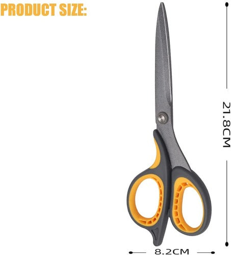 Scissors, Multipurpose Scissors Ultra Sharp Shears, Comfort-Grip Sturdy Scissors  for Office Home School Sewing Fabric Craft Supplies, Right/Left Handed