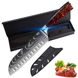 Chef Knife - Kitchen Knife 7 Inch Chef's Knives High Carbon Stainless Steel Sharp Japanese Cooking Knife