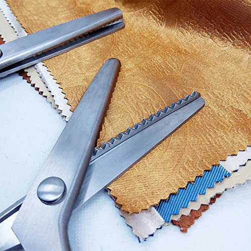 Pinking Shears Needlework Scissors Sewing Fabric Leather Craft Tailor  Scissors For Sewing Zig-Zag Tool Handicraft