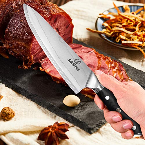 Damascus Chef Knife 8 Inch Kitchen Knives Professional Super Steel VG10  High Carbon Stainless Very Sharp Damascus Steel Knife Comfortable Ergonomic