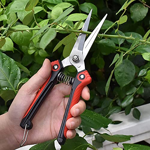 Garden Pruning Shears Non-slip Scissors Stainless Steel Blades Handheld  Pruners