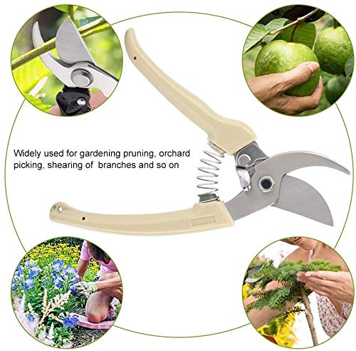 Garden Hand Pruner With SK5 Steel Blades Pruning Shear Garden Cutting Tools  For Tree Trimmers Orchard Shears