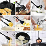 Silicone Kitchen Utensil Sets, Jorunhe - 29 pcs Heat Resistant Non-Stick Cooking Tools, Turner Tongs Spatula Spoon, Upgraded Kitchen Tools Gift Sets