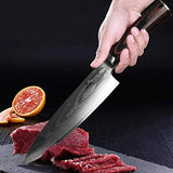 8 inch Chefs Knife - Damascus- Japanese- VG10 Super Steel 67 Layer High Carbon Stainless Steel-Razor Sharp, Stain & Corrosion Resistant, Awesome Edge Retention