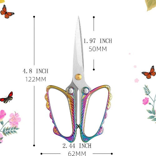 HAGUPIT Small Precision Embroidery Scissors, 4 Forged Stainless Steel  Sharp Pointed Tip Detail Shears for DIY Craft Thread Cutting, Needlework  Yarn 