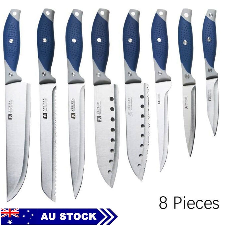 Kitchen Knives Set 6pcs EVERRICH 8 Chef Knife 8 Carving Knife 8