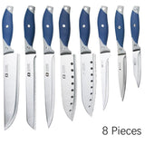 8 pieces Kitchen Knife Set Everich Chef Knives Stainless Steel