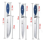 8 pieces Kitchen Knife Set Everich Chef Knives Stainless Steel