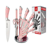 Kitchen Knife Set with Block,9 Piece Premium Stainless Steel Cooking Knives Set