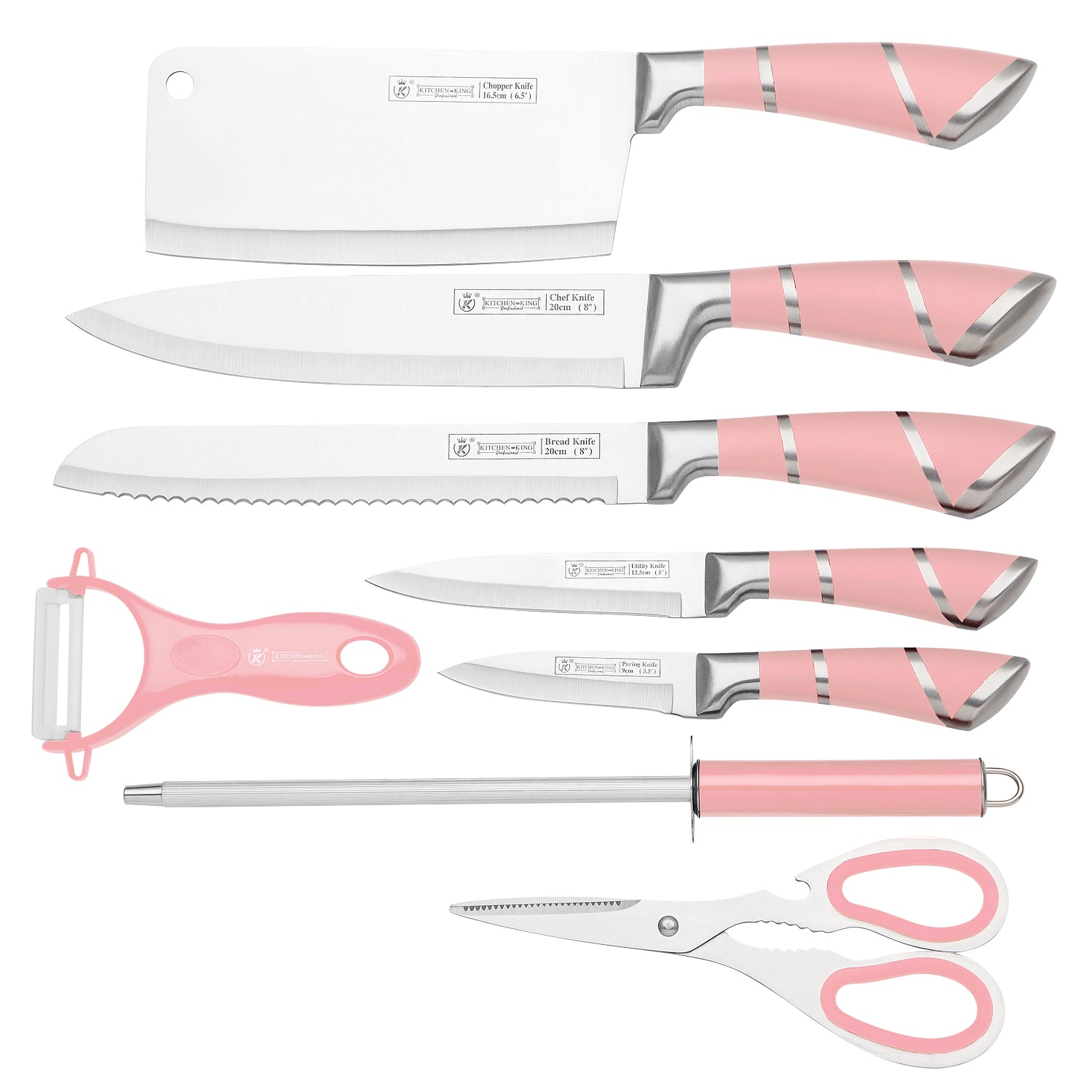 kitchen king 9 pcs chef knife